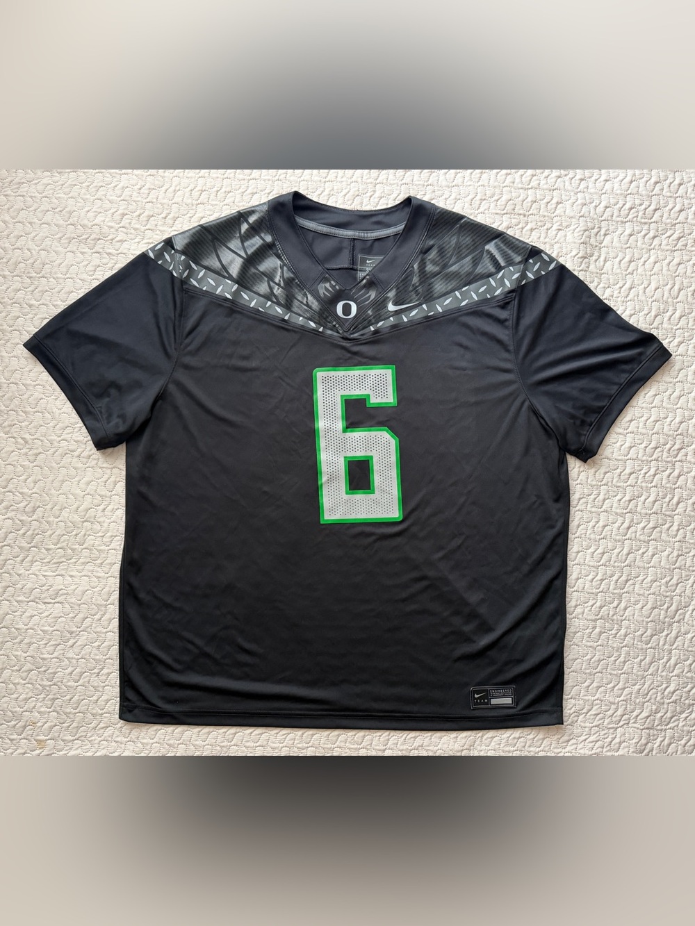 Nike Oregon Ducks Whittington #6 Dri-FIT Football Jersey Black Men’s 3XL